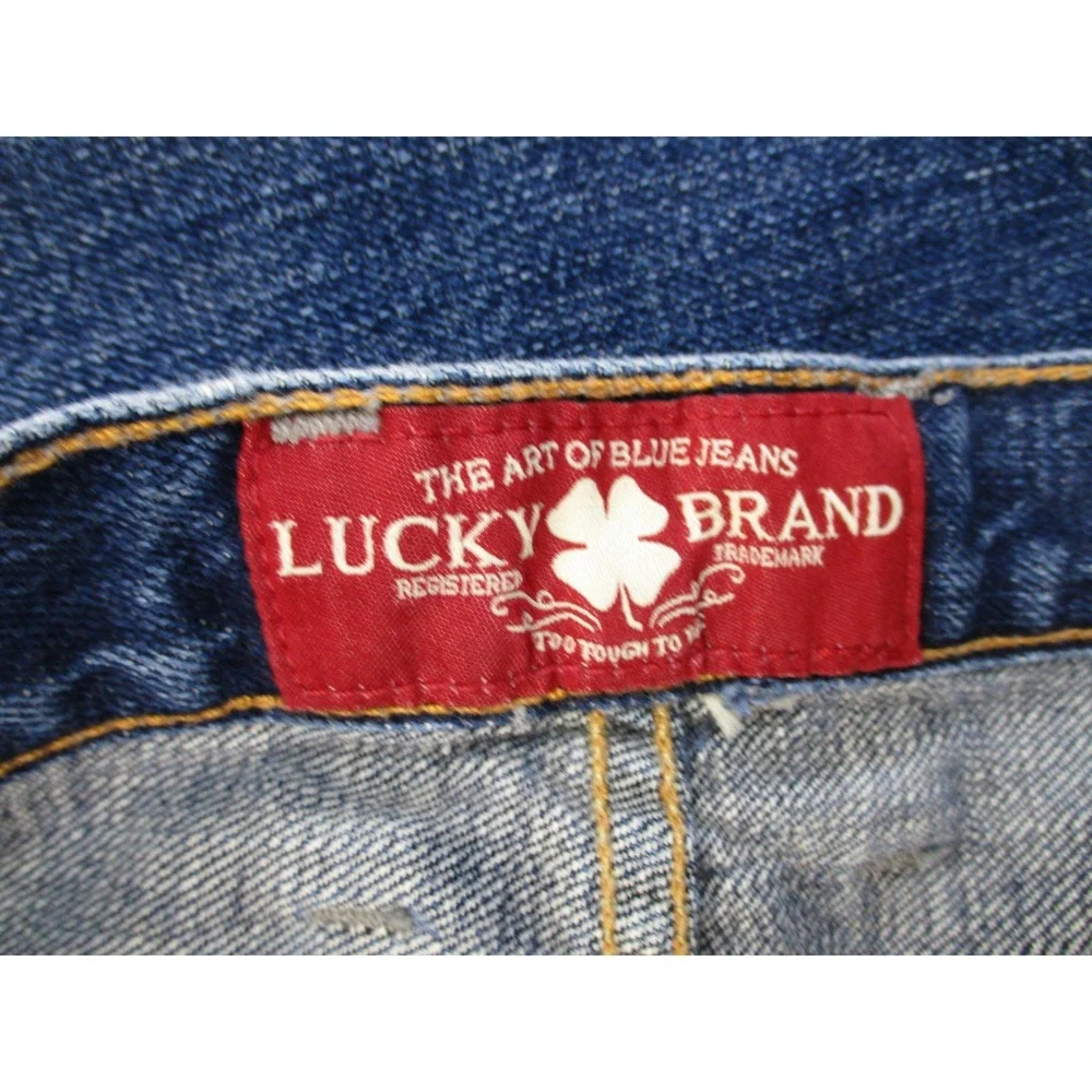 Lucky Brand Jeans Mens 32 Blue 181 Relaxed Straight Leg Vintage Wash Denim